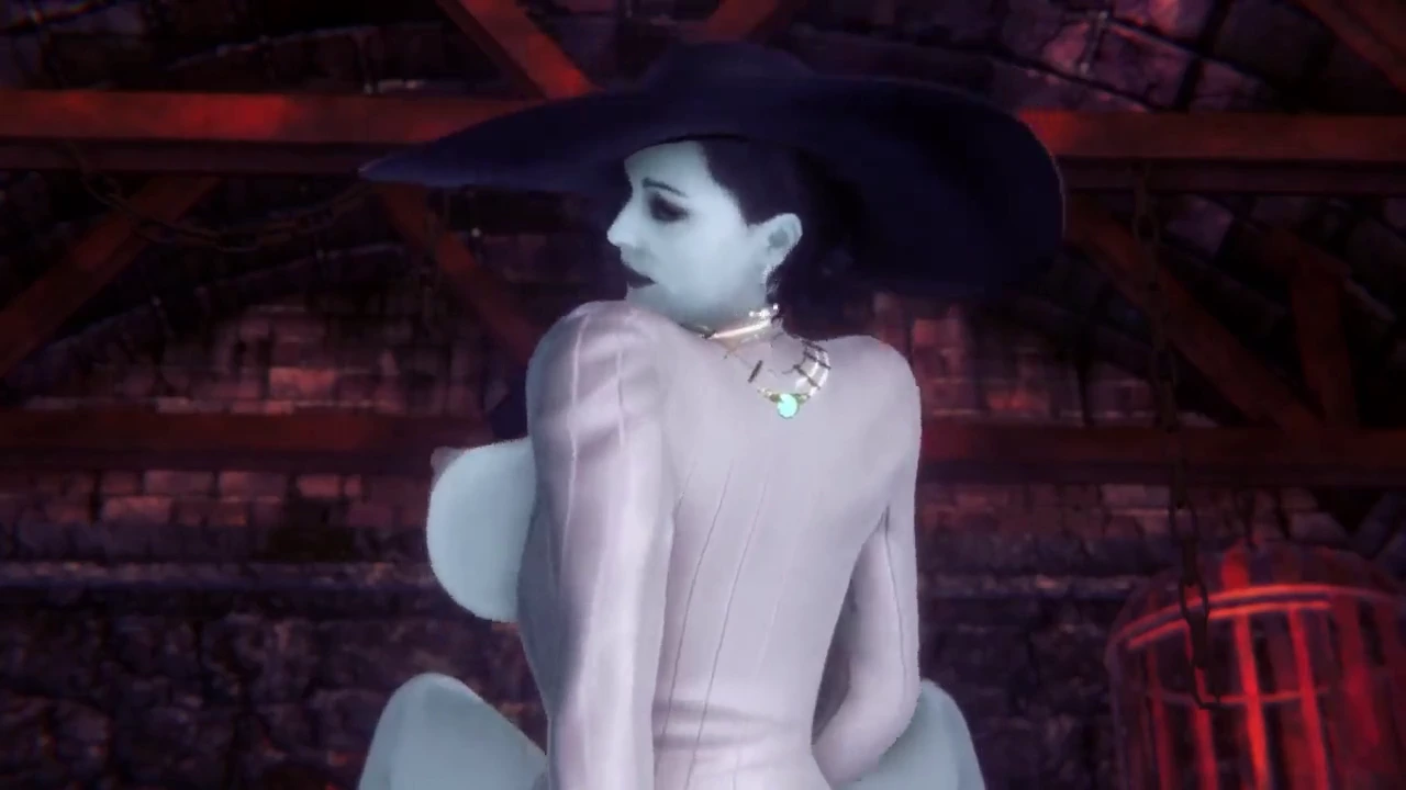 Watch and download free porn tube video of Alcina's erotic encounters with Dimitrescu family in Resident Evil Village fan art